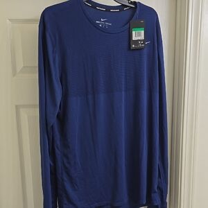 Nike Blue Long Sleeve Athletic Tee